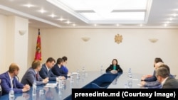 Reprezentanții mai multor partide pro-europene la discuții cu președinta Sandu, 28 iunie 2023. 