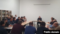 Արցախի նախագահ Սամվել Շահրամանյանը հասարակական հիմունքներով աշխատող պաշտոնյաների հետ հանդիպմանը, 22-ը դեկտեմբերի, 2023