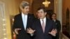 Госсекретарь США Джон Керри (слева) и глава МИД Турции Ахмет Давутоглу (архив)