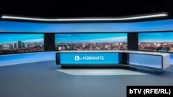 Обновеното през юни новинарско студио на бТВ