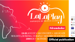 Afișul turneului La La Play, august 2018.