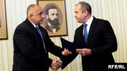 Премиерът Бойко Борисов и президентът Румен Радев.