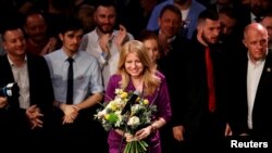 Новият президент на Словакия Зузана Чапутова.