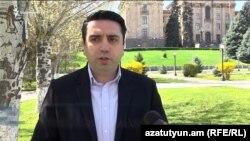 Вице-спикер Национального собрания Армении Ален Симонян (архив)