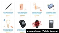 Captură de ecran Decopiat.com