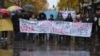 Архивска фотографија Марш на толеранција во организација на Хелсиншки комитет за човекови права. Фото од Фејсбук страна на Хелсиншки комитет. 