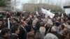 Armenia - President Serzh Sarkisian (C) talks to voters on an election campaign trip to Aragatsotn province, 20Apr2012.