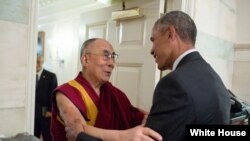 Встреча президента США Барака Обамы и Далай-ламы в Белом доме 15 июня 2016 года