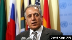 U.S. special envoy for Afghanistan Zalmay Khalilzad