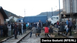 Sa protesta radnika FAP-a, oktobar 2013.
