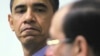Iraqi Prime Minister Nuri al-Maliki (right) with U.S. President Barack Obama during a meeting in Baghdad on April 7