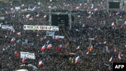 Протест срещу премиера Бабиш в Прага, 16.11.2019 г.