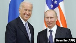 Joe Biden și Vladimir Putin la Moscova, 10 martie 2011