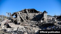 Степанакертдаги ҳужум қолдиқлари, 17 октябрь, 2020