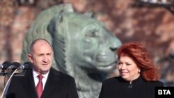 Румен Радев и Илияна Йотова