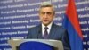 Бельгия - Президент Армении Серж Саргсян во время пресс-конференции в штаб-квартире Евросоюза (архив) 