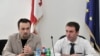 განათლებისა და მეცნიერების მინისტრი დიმიტრი შაშკინი და ფინანსთა მინისტრი კახა ბაინდურაშვილი