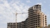 Armenia -- A construction site in Yerevan.