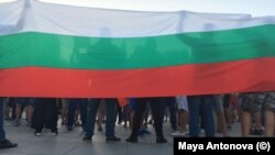 Протестът във Варна.