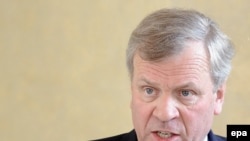 Generalni sekretar NATO-a Jaap de Hoop Scheffer na Međunarodnoj konferenciji u Pragu