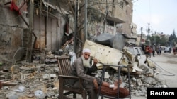 O casă lovită de atacurile aeriene israeliene asupra orașului Rafah din sudul Fâșiei Gaza. 29 aprilie 2024. 