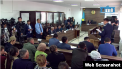 Шерзат Полаттың өліміне қатысты алғашқы сот отырысы. Талдықорған, 10 сәуір 2025 жыл.