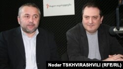 გიორგი თავდგირიძე (მარცხნივ) და თენგიზ ფხალაძე