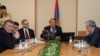 Armenia - Representatives of the Prosperous Armenia Party and the country's three main opposition groups discuss pre-election cooperation in Yerevan, 11Apr2012.