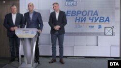 Цветан Цветанов представя лозунга на ГЕРБ за европейските избори