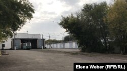 Трамвайное депо в Темиртау.