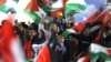 پایکوبی فلسطینیان بعد از رای مجمع عمومی سازمان ملل به ارتقاء سرزمین‌شان در رده «کشور ناظر غیرعضو»
