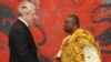 Predsednik Srbije Boris Tadić prima akreditive od ambasadora Gane Samuela Valis-Akyianua, foto iz arhive