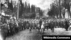 წითელი არმია თბილისში. 1921 წლის 25 თებერვალი.