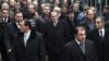 Armenia - Armenian National Congress leader Levon Ter-Petrosian (C) leads an opposition demonstration in Yerevan, 10Dec2011.