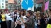 Sa jednog od rijetkih protesta mladih u BiH, april 2012.