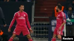 Cristiano Ronaldo în meciul de la Gelsenkirchen de ieri