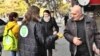 «Քաղաքացու որոշում» կուսակցության անդամները Մաշտոցի պուրակում, Երևան, 26-ը նոյեմբերի, 2018թ․