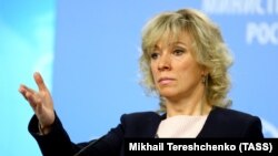 Maria Zaharova, purtătoarea de cuvânt a Ministerului de Externe rus (foto arhivă) 