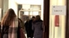 Kosovo - Teachers leaving the school during the strike